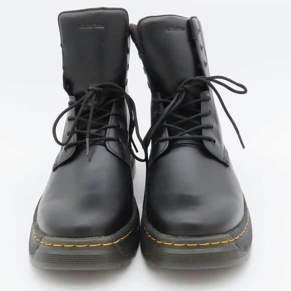 Dr. Martens Crewson Black Leather Lace-up Boots 31222001 - Mens Size 13 - Picture 1 of 9